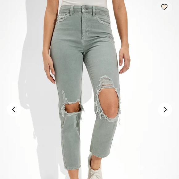American Eagle Outfitters Denim - AE Ripped Mom Straight‎ Jean